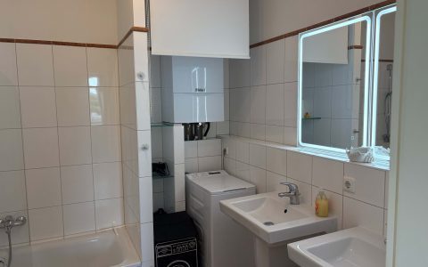 Waschmaschine in der Strandperle