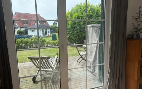 Gartenausgang aus dem Wohnzimmer