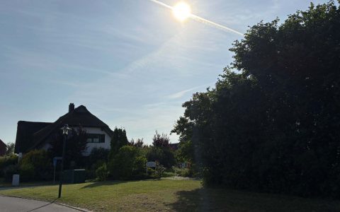 Sonnenuntergang an der Strandkoppel